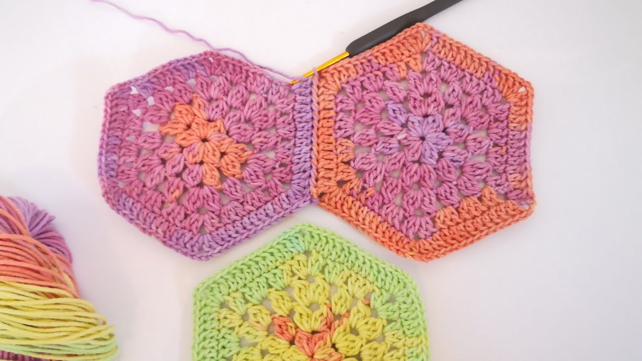 Çiçekli Altıgen Motif Yapımı ve Birleştirme