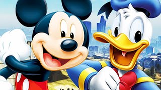 Mickey Mouse & Donald Duck play GTA 5! - (Funny Voice TROLLING)
