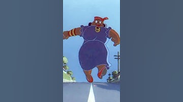 this is the face of Mammy Two Shoes In the Tom and Jerry cartoon