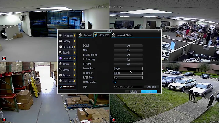 960H - Remote Access Setup for PC (UPnP)