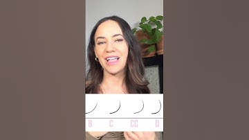 Lash Curls Explained: C Curl VS D Curl #lashextensions