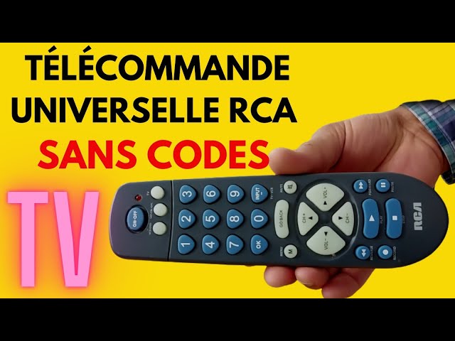 TELECOMMANDE UNIVERSELLE RECHERCHE AUTOMATIQUE DE CODE LCD LED PLASMA TV  CANAUX