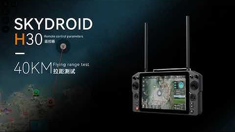 Skydroid H30 40km distance test at the seaside