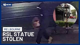 Veterans Devastated After Thief Steals $18k War Memorial From Melbourne RSL | 10 News