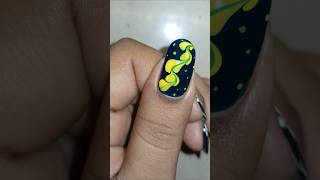 Easy yellow colour nail art designs for long nails 💅💛#shorts #nailart #youtubeshorts