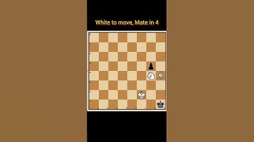 ||Mate in 4|| #shorts #chess  #checkmate #learnchess  #tactics #chessforbeginners #chessmatetricks