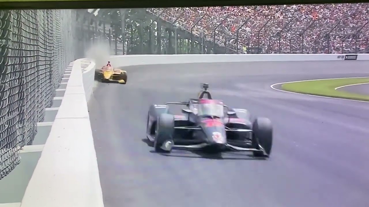 2023 Indy 500 - Grosjean Crash