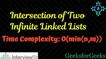 Intersection Of Two Infinite Linked Lists | LeetCode Solution | Algorithm Explanation by alGOds!!