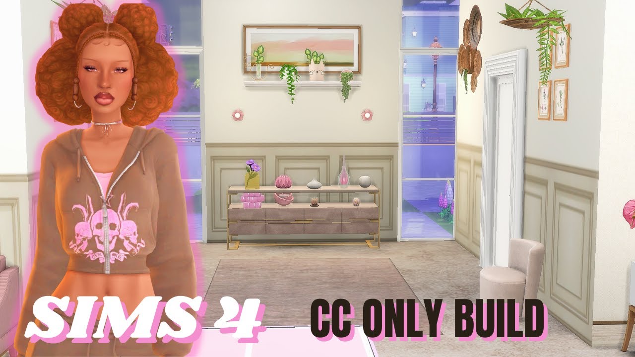 I'm TRYING TO BUILD A House Using Only CC #2 - The SIMS 4 - YouTube