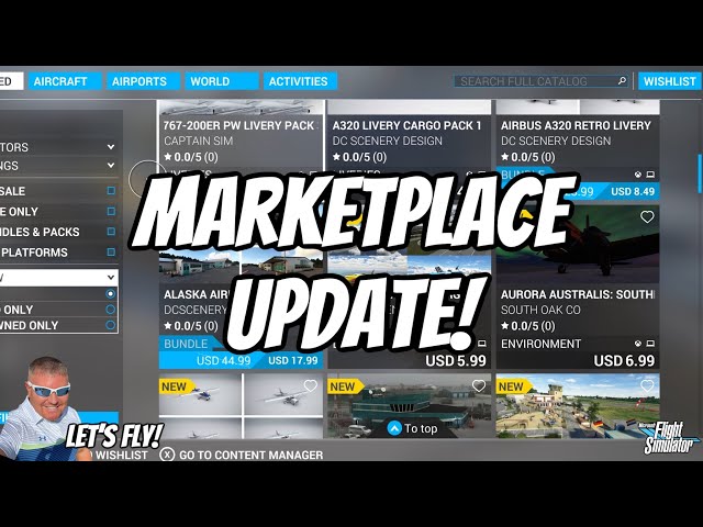 List of Add-Ons in Microsoft Flight Simulator's Marketplace - XboxEra