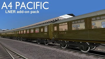 A4 Pacific LNER pack - Gresley Teak coaches