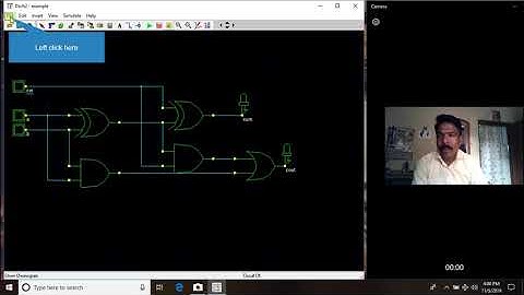 Schematic design of Full adder and simulation using DSCH tool