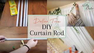 Dollar Tree DIY Curtain Rods | Dorm Room DIY Curtain Rods | Dollar Tree DIY Dorm Decor