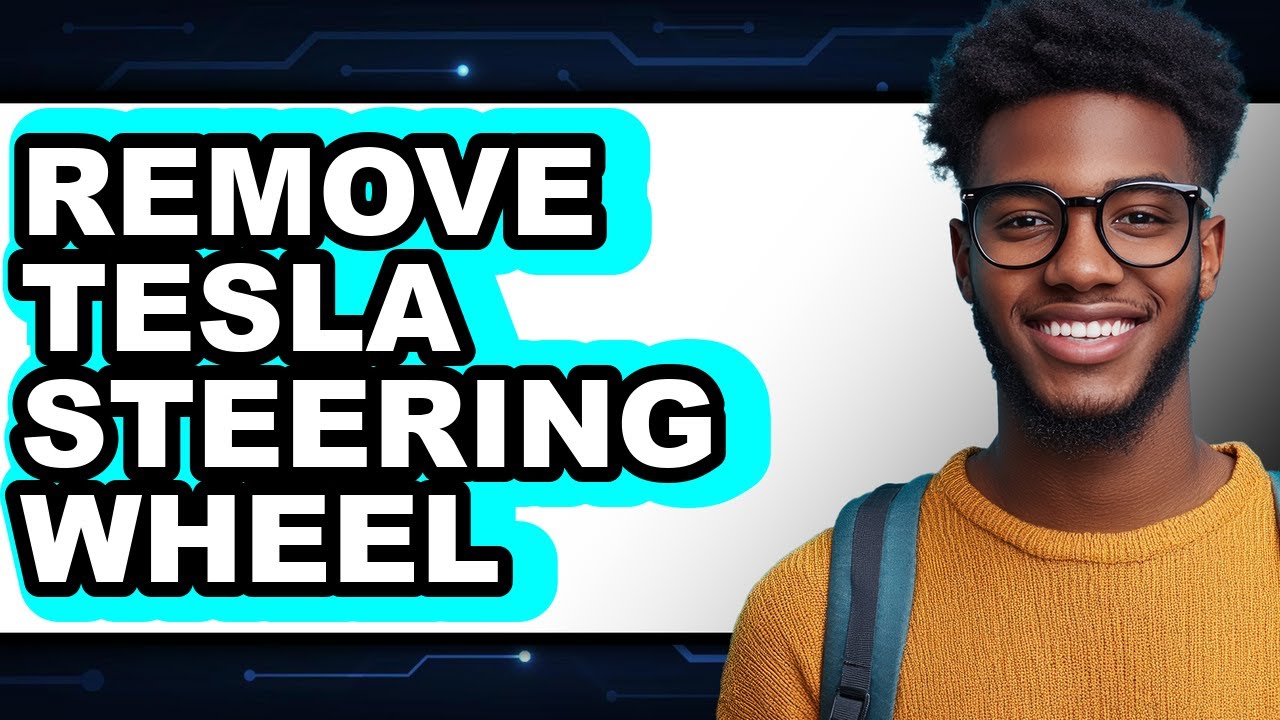 How to Remove Tesla Steering Wheel (Full Guide) - YouTube