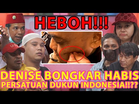 HEBOH!!! DENISE BONGKAR HABIS PERSATUAN DUKUN INDONESIA!!??