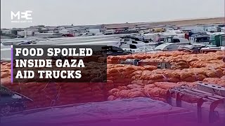 Food bound for Gaza spoiled after closure of Rafah border crossing by Middle East Eye 11,003 views 1 day ago 1 minute, 48 seconds