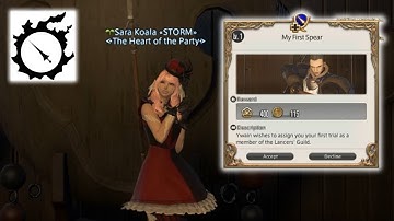 QQ  - FFXIV - Lancer - Level 1 - My First Spear