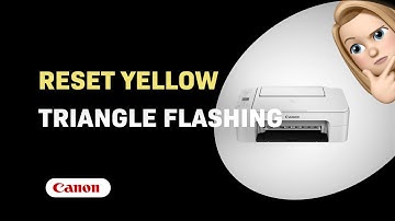 How to Reset Canon Pixma TS3122 Yellow Triangle Flashing
