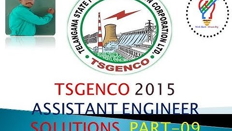 TSGENCO 2015 AE ELECTRICAL QUESTION PAPER WITH EXPLAINED ANSWERS P-09