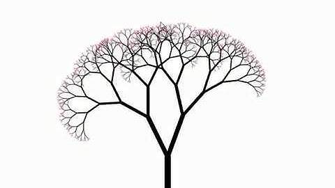 Swaying Fractal Tree in Processing