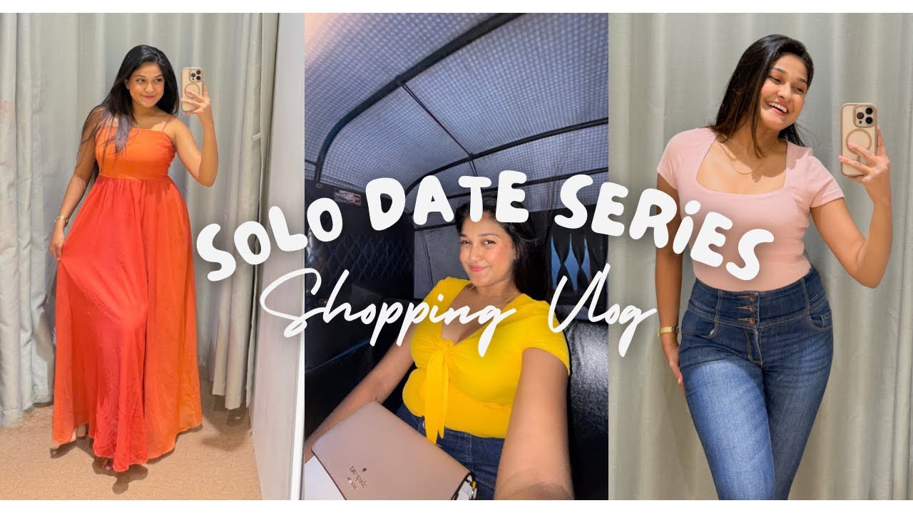 Shopping Date 🎀❤️‍🔥🫶🏻 Solo - තනියම 😩 සිංහල vlog | Sri Lankan 💌