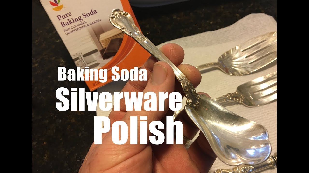 Silver cutlery cleaning