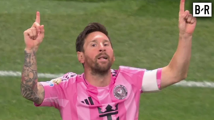 Lionel Messi Scores Go-Ahead Free Kick Goal vs. FC Porto | FIFA Club World Cup 2025