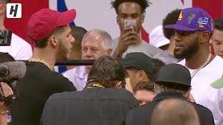 Lonzo Ball \& LeBron James Meet Each Other at Summer League After Trade | July 5, 2019