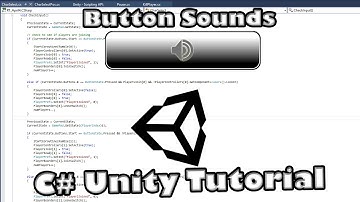 Unity Easy Button Sound Tutorial