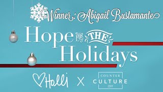 Hope for the Holidays: Winner Abigail Bustamante