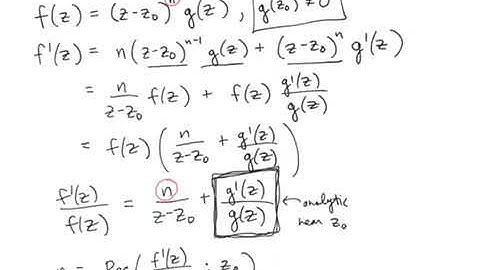 10. The Argument Principle