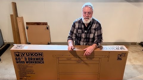 Harbor freight work bench unboxing, and assembly