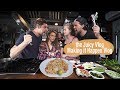 Foreigners try filipino cooking  the juicy vlog vs making it happen vlog