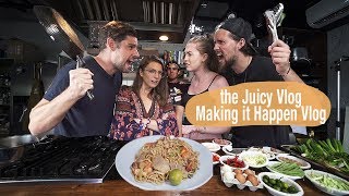 FOREIGNERS TRY FILIPINO COOKING  (The Juicy Vlog VS Making It Happen Vlog)