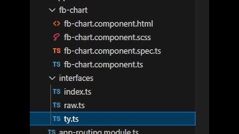Angular/TypeScript moving your interfaces into their own file/directory.