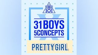 [PRODUCE X 101] 이뻐이뻐 (Pretty girl) - 크레파스 (Crayon) (Concept Evaluation Full Song)
