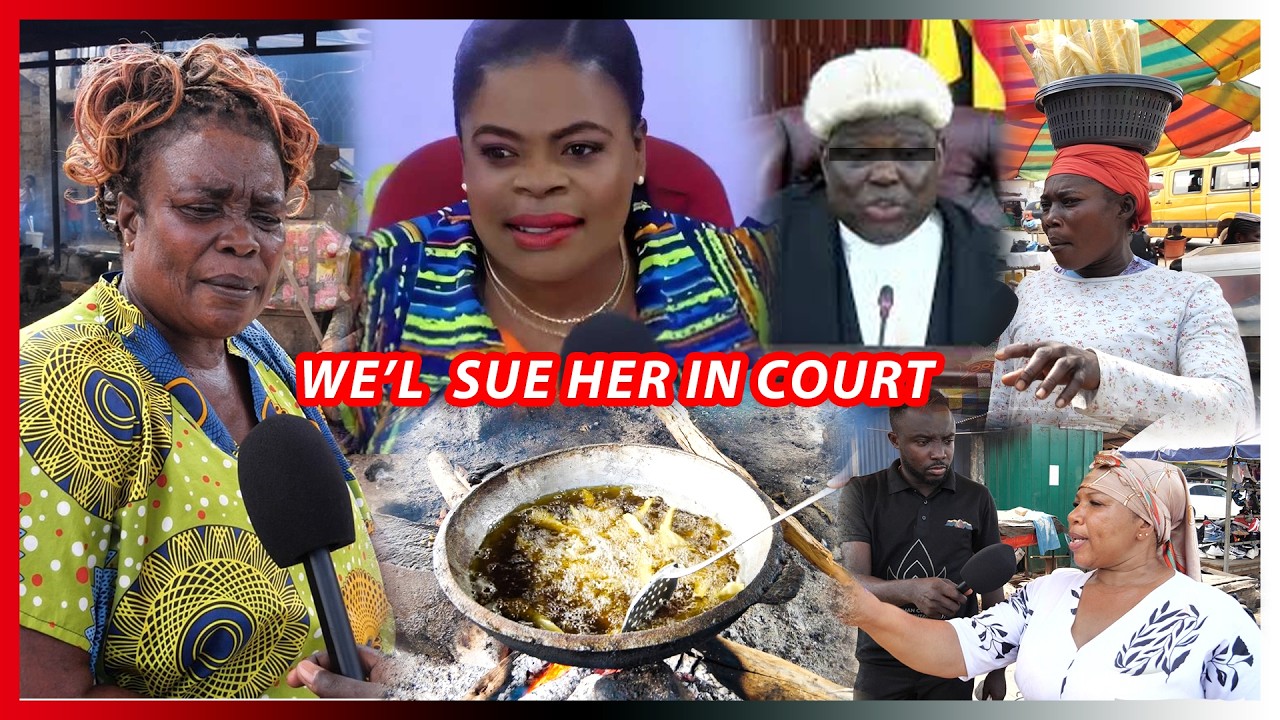 FULL DETAILS-Anwiankwanta Fried Yam Sellers Threatening To Drag Oheneni Adazoa Of Sompa Fm To Court