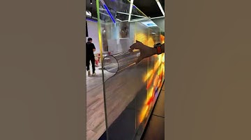 A flexible led screen that can be attached to glass