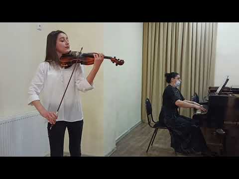 Mendelssohn Violin Concerto E minor OP.64,ნია ბერაძე  VI კლასი.