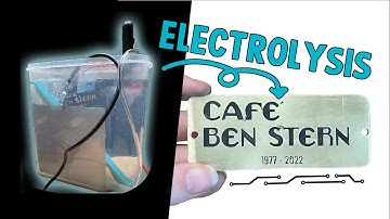 DIY Metal Etching with Electrolysis