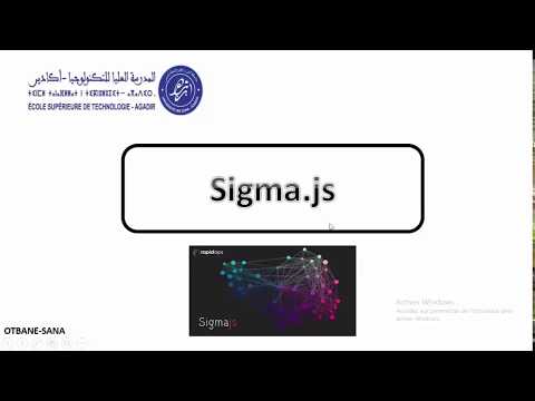 la bibliothèque  Sigma.js