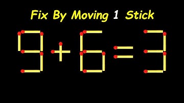 IQ Test: Move One Matchstick to Make the Equation Correct!