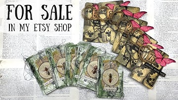 *SOLD OUT* For Sale in my Etsy Shop | Aletered Playing cards in 2 styles | 🦋 Shanouki Art 🦋