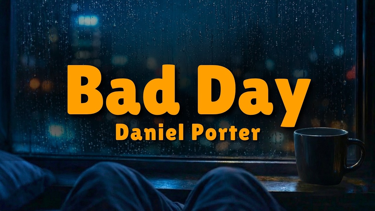 Daniel Powter - Bad Day (Lyrics) | Rainy City Visualizer [4K]