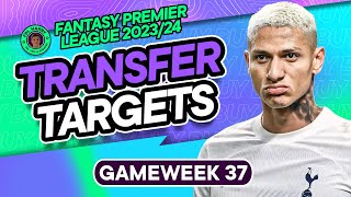 MY FPL DOUBLE GW37 TRANSFER TARGETS | 💫 2 weeks left! 💫 | Fantasy Premier League 2023/24 screenshot 4