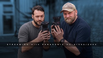 How to stream with PANASONIC HC-X1500/2000 | full set-up run through