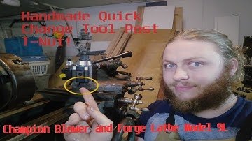 Excessive Close-ups and Manually Machining a T-Nut for a Quick Change Tool Post on an Antique Lathe