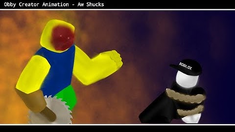 Aw Shucks | Roblox Animation IN Obby Creator
