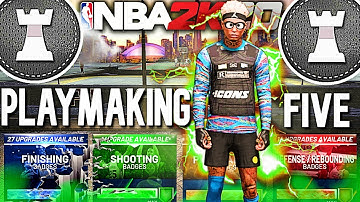 THIS PLAYMAKING FIVE BUILD IS A SPEED BOOSTING CENTER | NBA 2K20 NEW DEMIGOD? BEST PLAYMAKING FIVE
