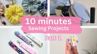 Sewing Project To Make Under 10 Minutes | Part 1